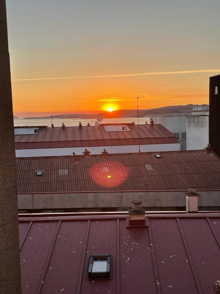 Estudio Centrico Con Garaje Y Vistas Al Mar. Vigo Kültér fotó