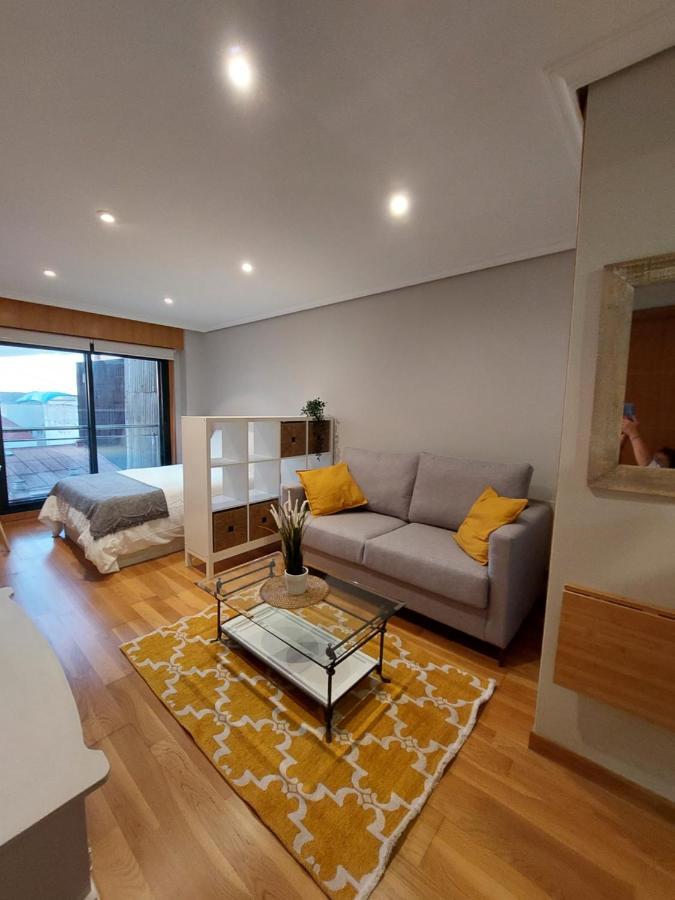 Estudio Centrico Con Garaje Y Vistas Al Mar. Vigo Kültér fotó