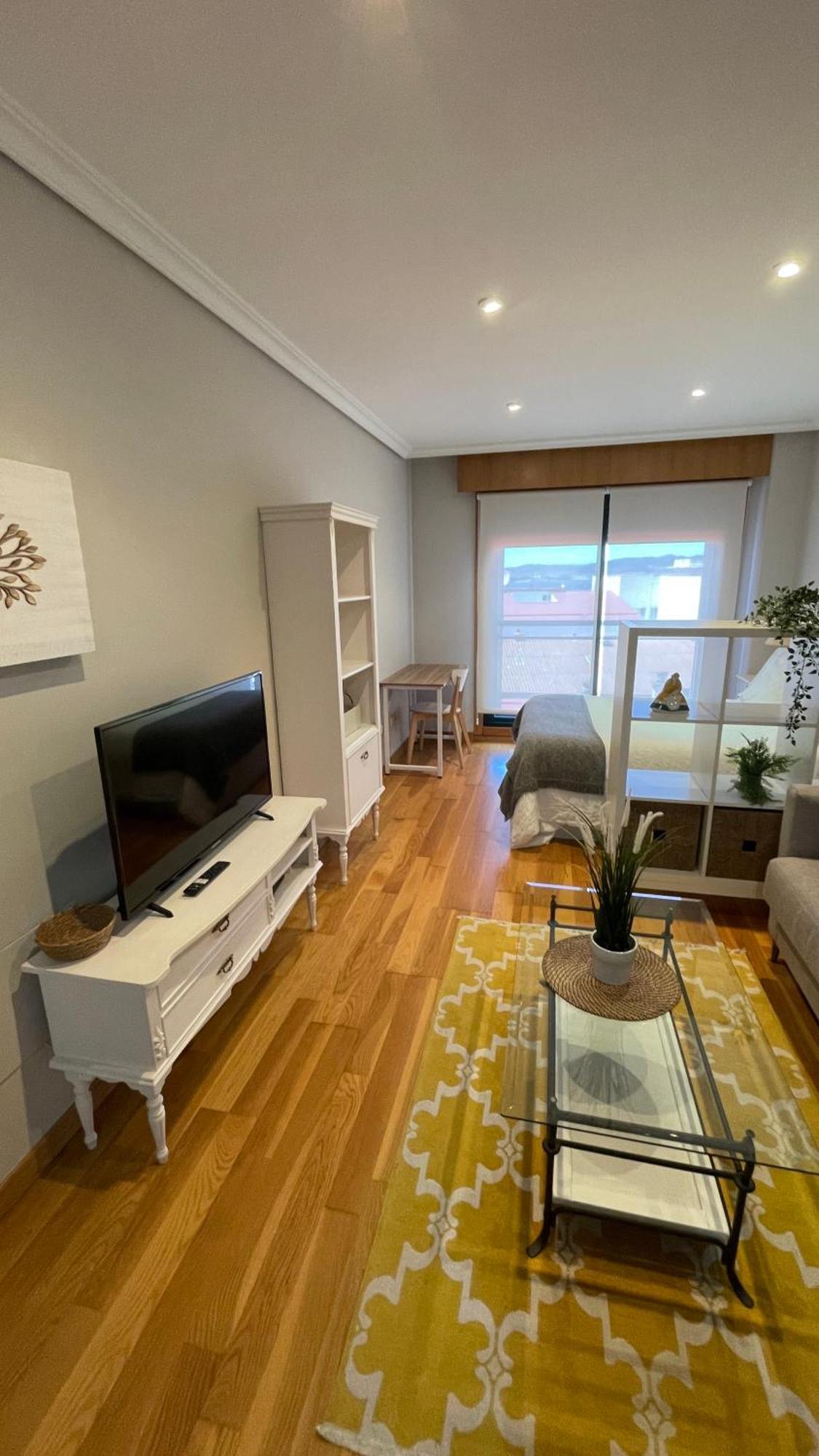 Estudio Centrico Con Garaje Y Vistas Al Mar. Vigo Kültér fotó